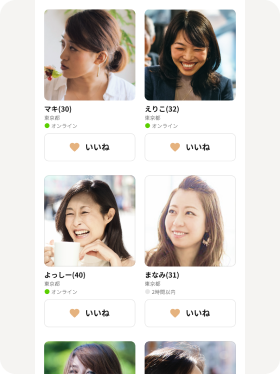 ①お友達を探します。