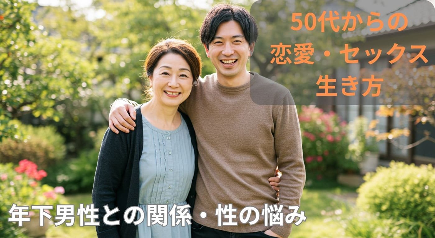 50代からの恋愛・セックス・生き方｜年下男性との関係・性の悩み