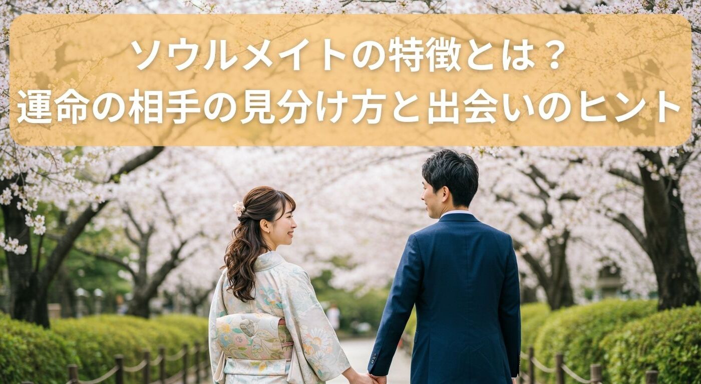 ソウルメイトの特徴とは？運命の相手の見分け方と出会いのヒント
