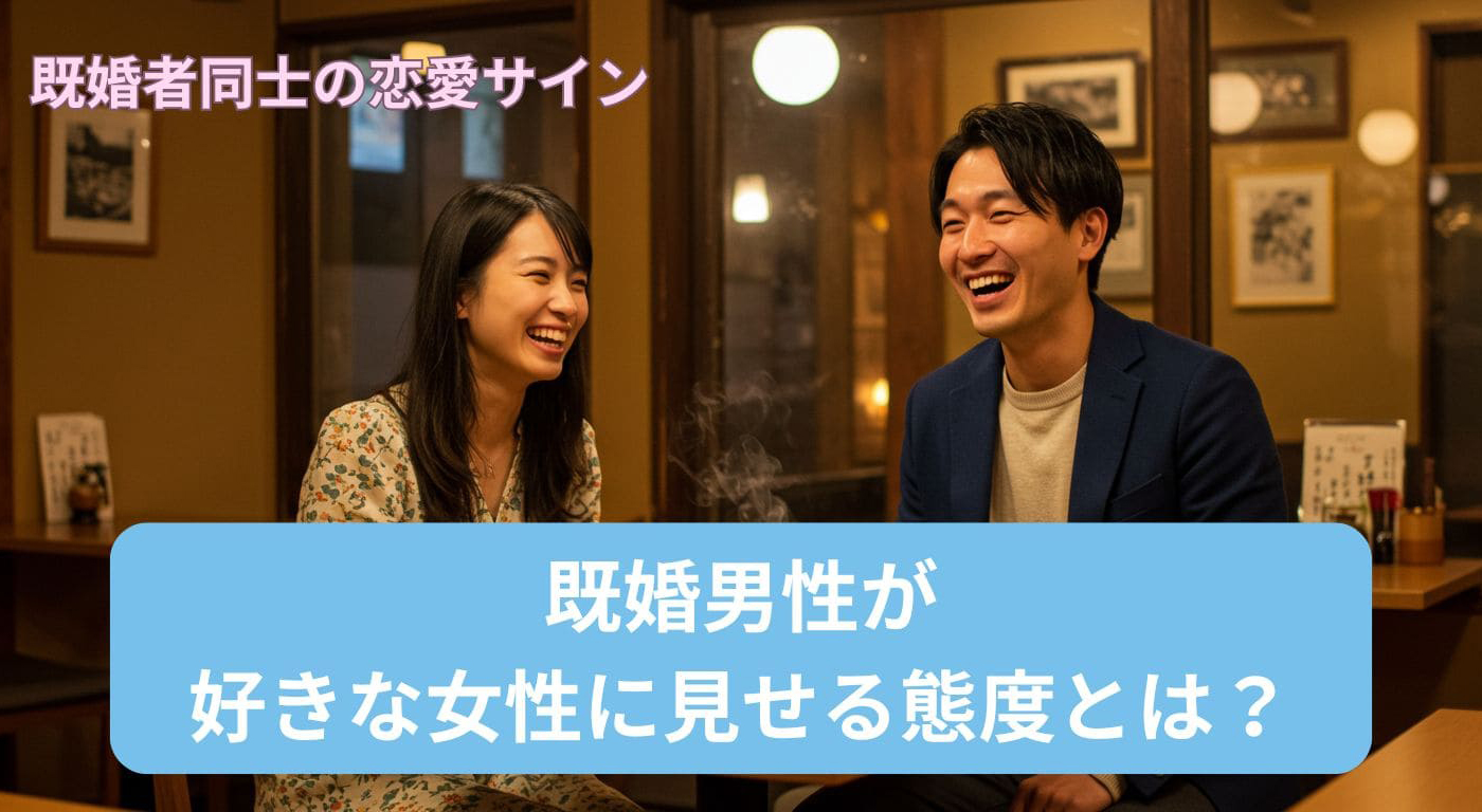 既婚男性が好きな女性に見せる態度とは？既婚者同士の恋愛サイン