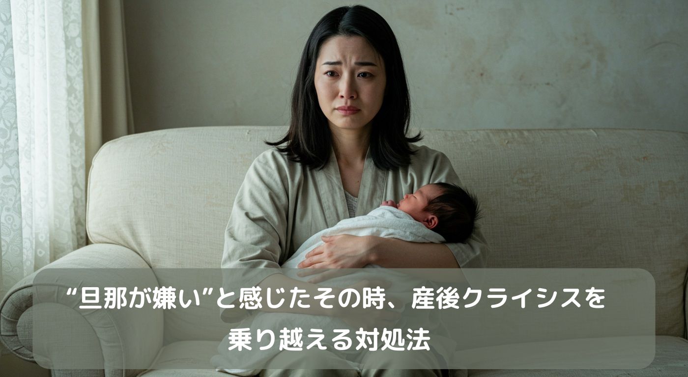 “旦那が嫌い”と感じたその時、産後クライシスを乗り越える対処法