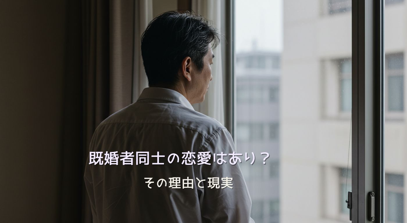 既婚者が婚外恋愛にハマる理由｜心の隙間を埋める新しい関係性