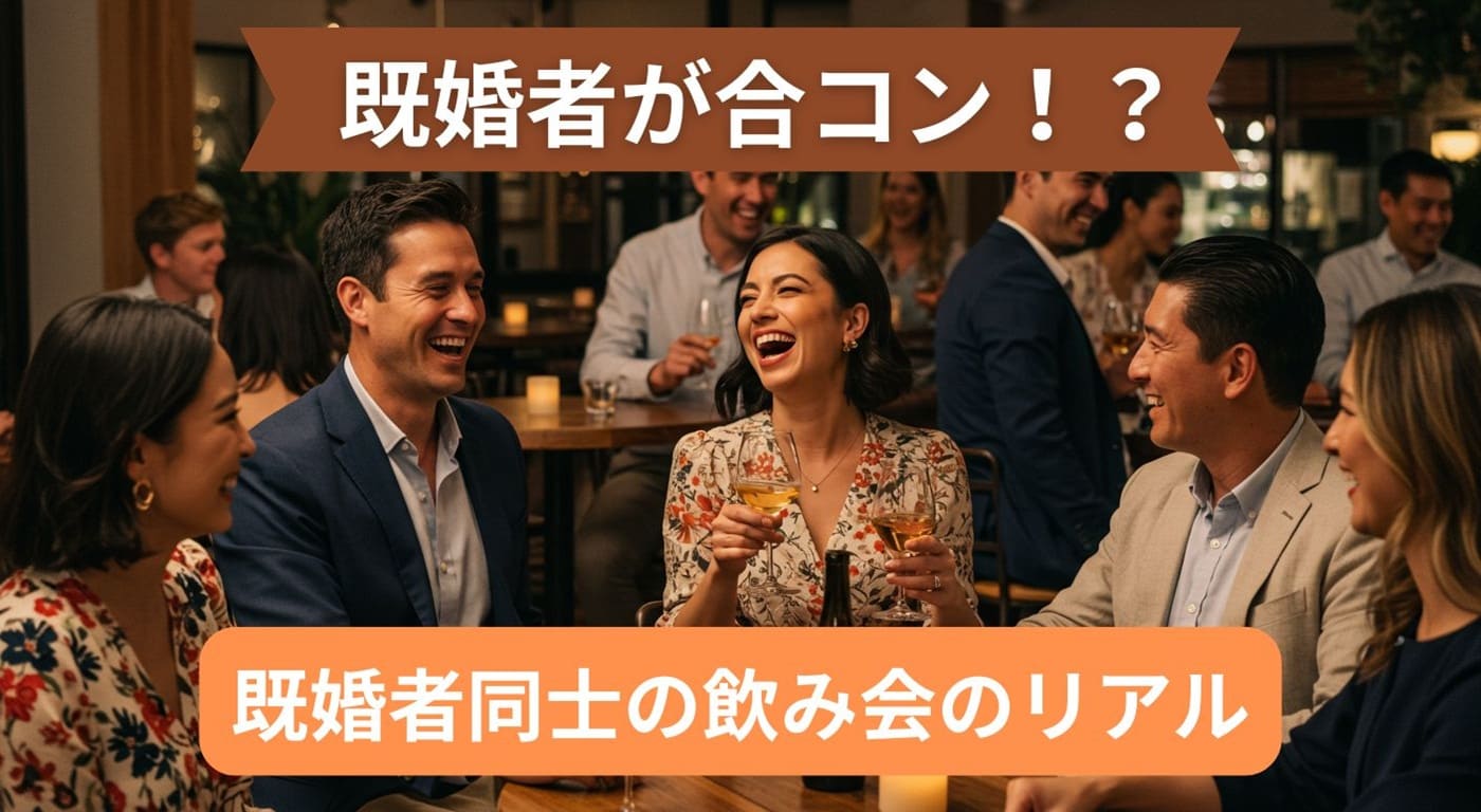 既婚者が合コン！？ここ最近急増している既婚者同士の飲み会のリアル