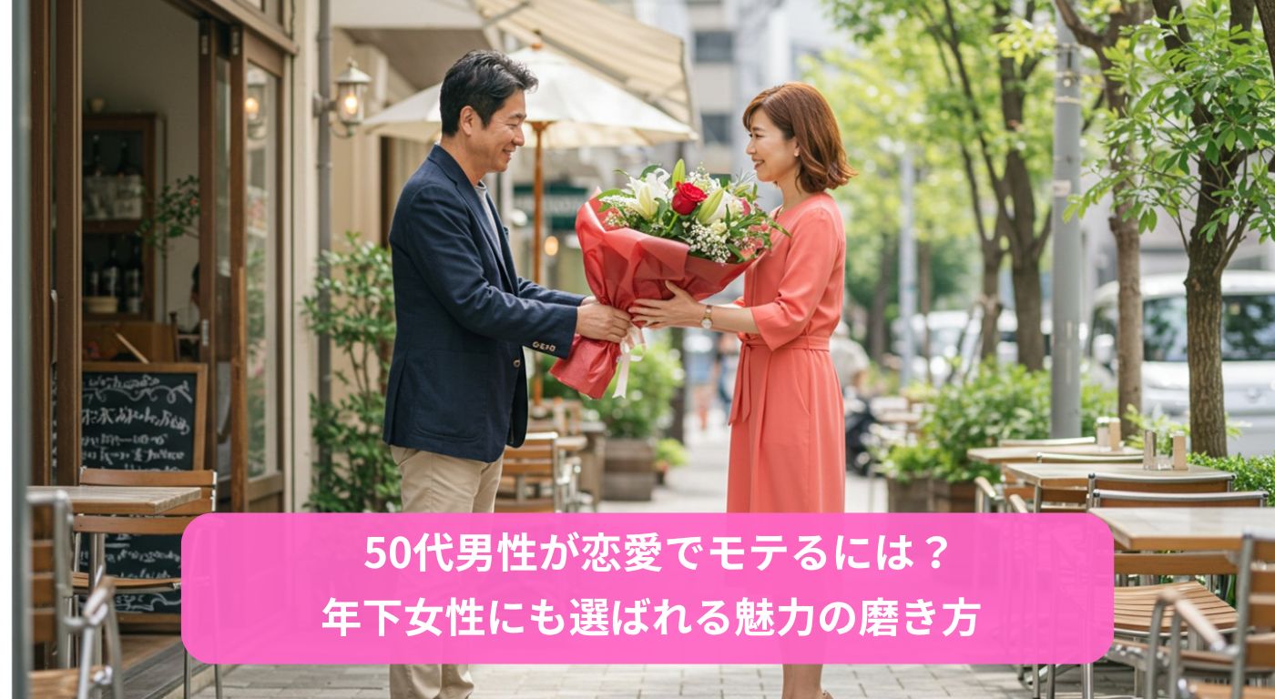 50代男性が恋愛でモテるには？年下女性にも選ばれる魅力の磨き方