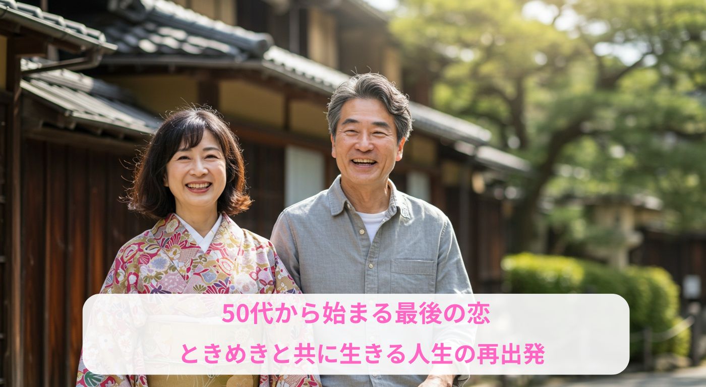 50代から始まる最後の恋｜ときめきと共に生きる人生の再出発