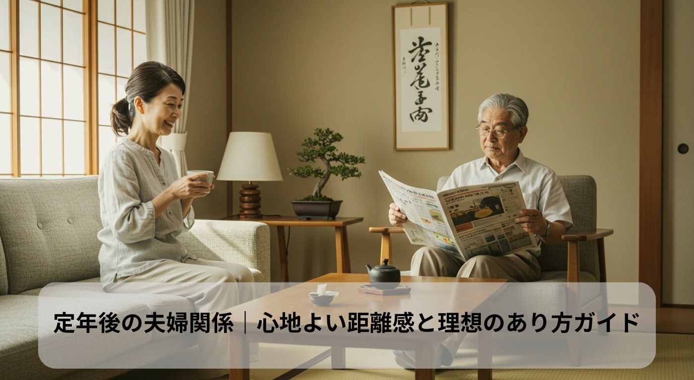 定年後の夫婦関係｜心地よい距離感と理想のあり方ガイド