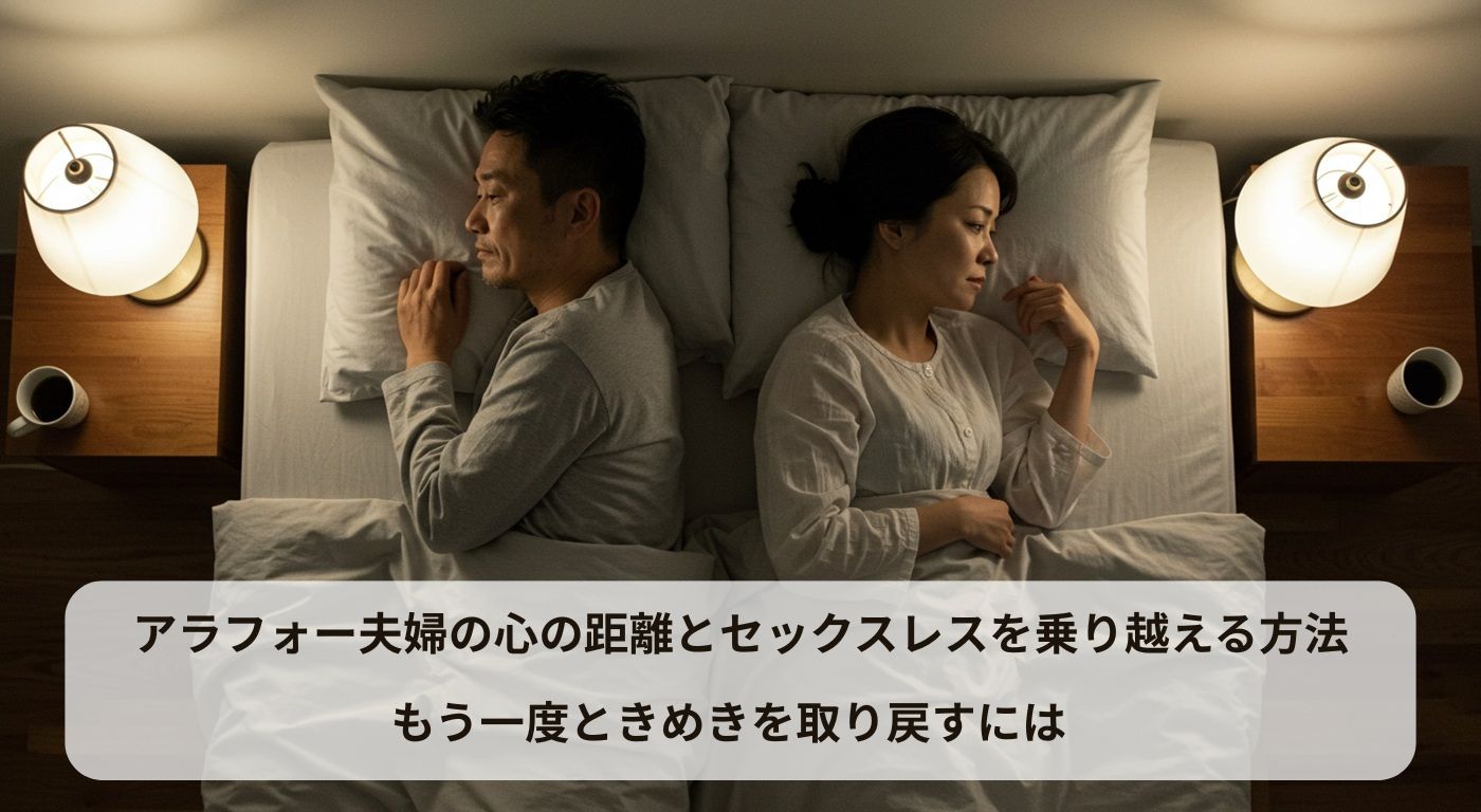 アラフォー夫婦の心の距離とセックスレスを乗り越える方法｜もう一度ときめきを取り戻すには