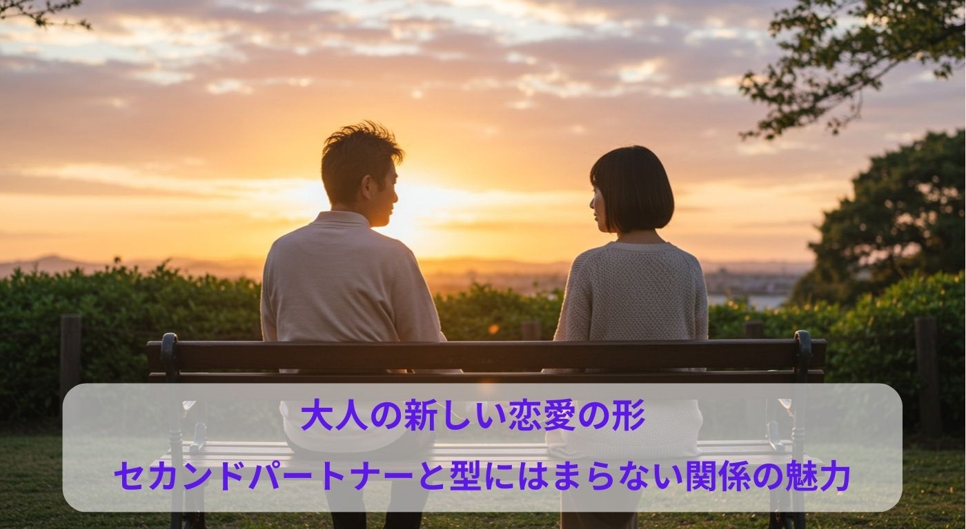 大人の新しい恋愛の形｜セカンドパートナーと型にはまらない関係の魅力