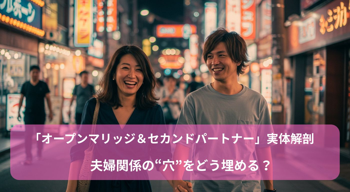 「オープンマリッジ＆セカンドパートナー」実体解剖  夫婦関係の“穴”をどう埋める？