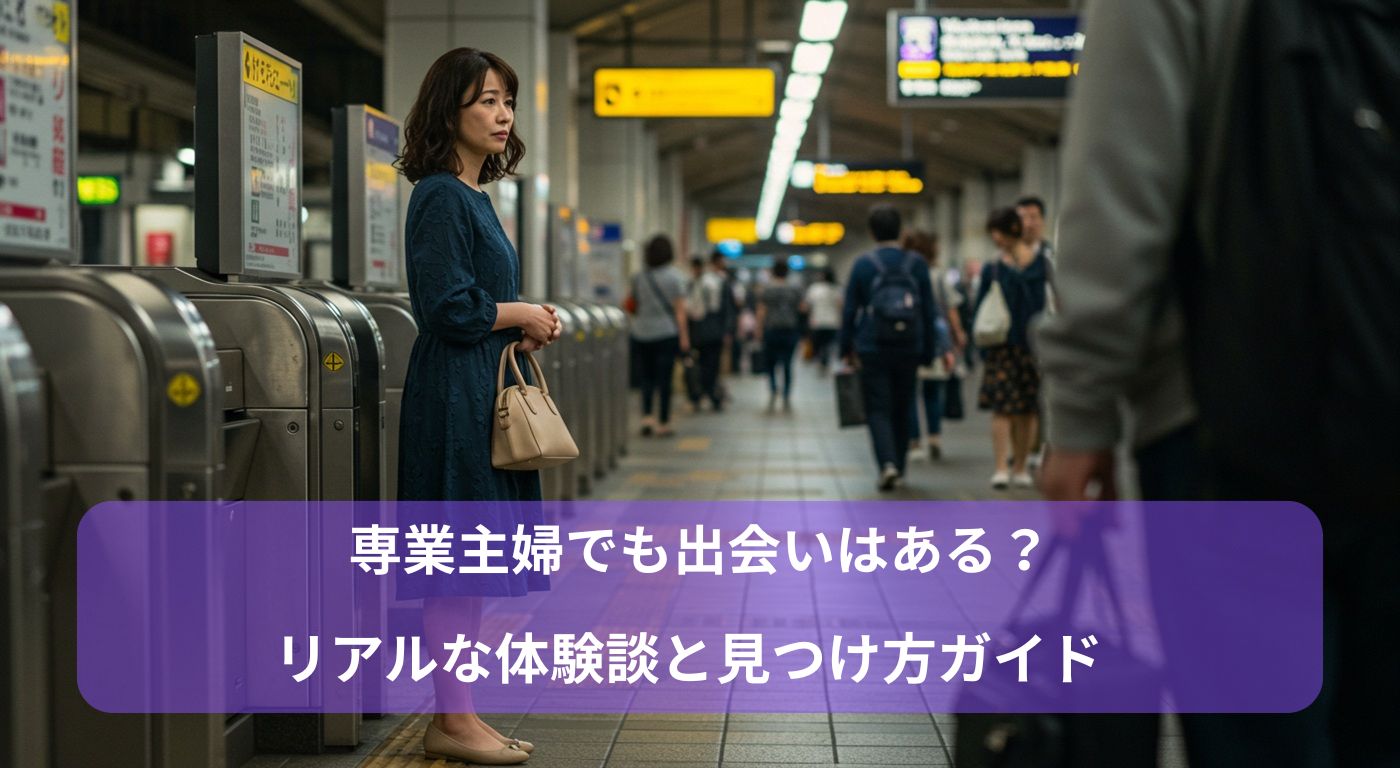 専業主婦でも出会いはある？リアルな体験談と見つけ方ガイド