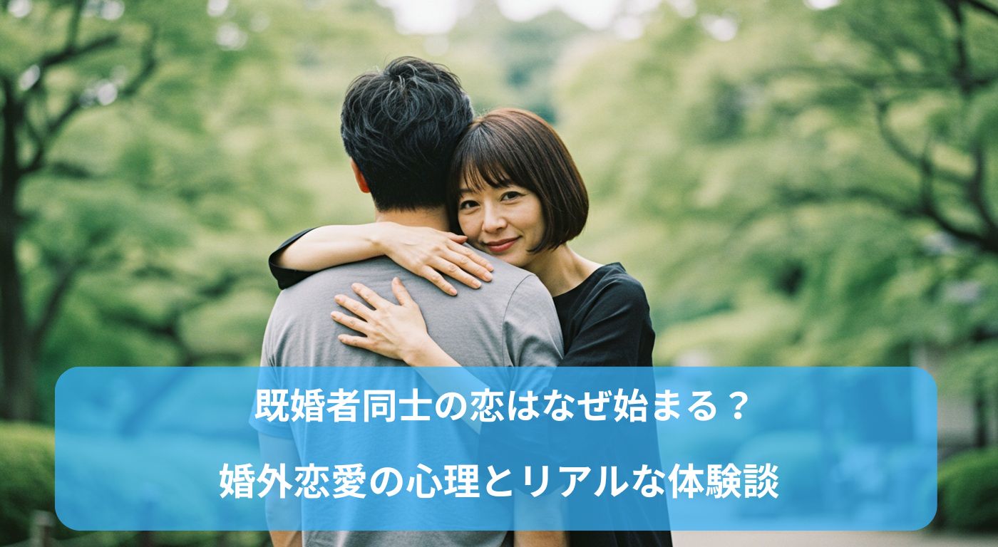 既婚者同士の恋はなぜ始まる？婚外恋愛の心理とリアルな体験談