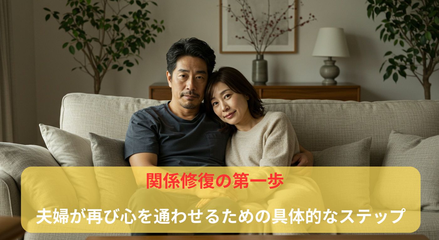 関係修復の第一歩｜夫婦が再び心を通わせるための具体的なステップ