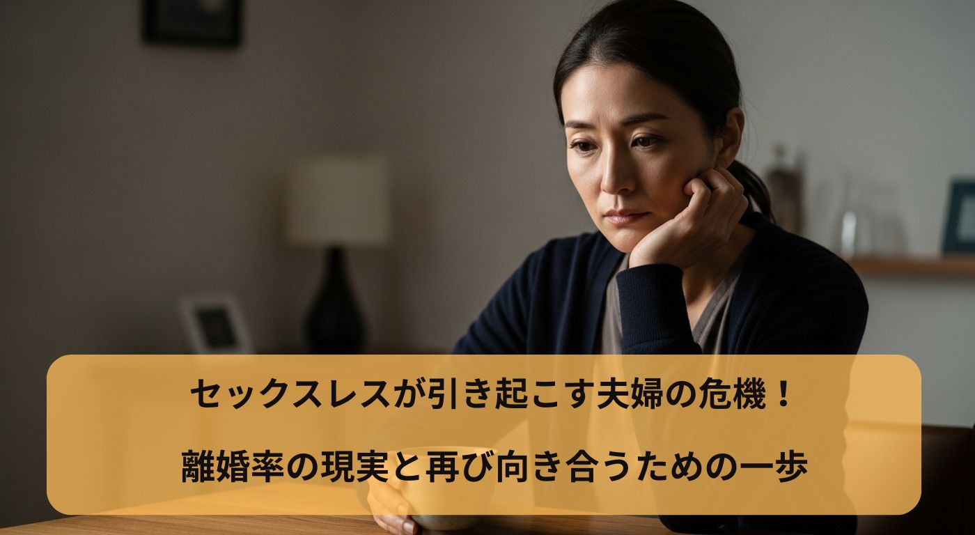 セックスレスが引き起こす夫婦の危機！離婚率の現実と再び向き合うための一歩