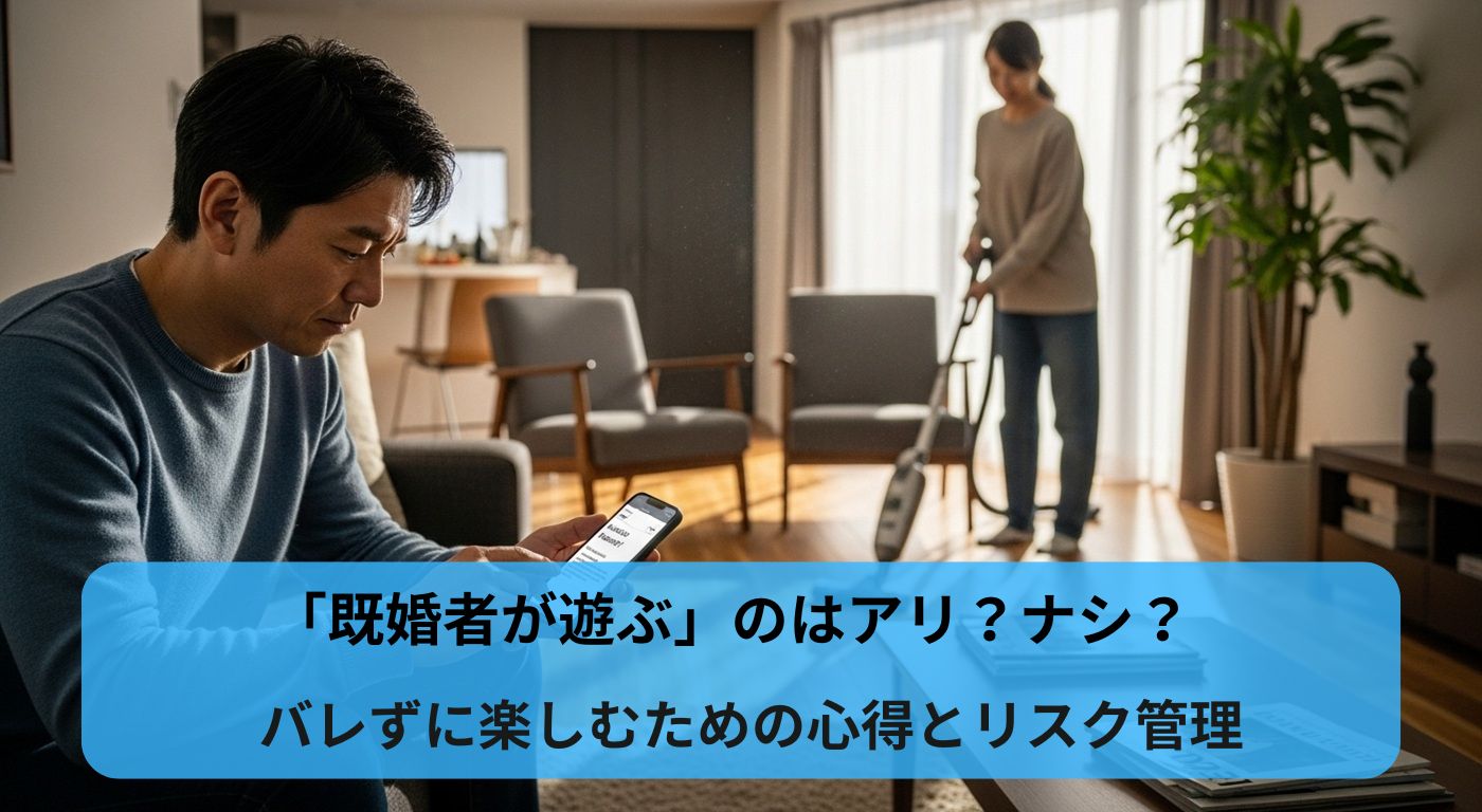 「既婚者が遊ぶ」のはアリ？ナシ？バレずに楽しむための心得とリスク管理