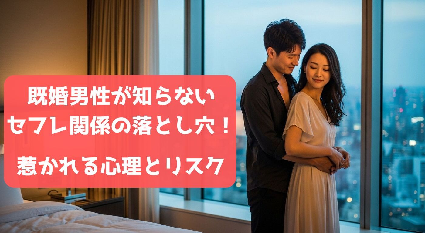 既婚男性が知らないセフレ関係の落とし穴！惹かれる心理とリスク