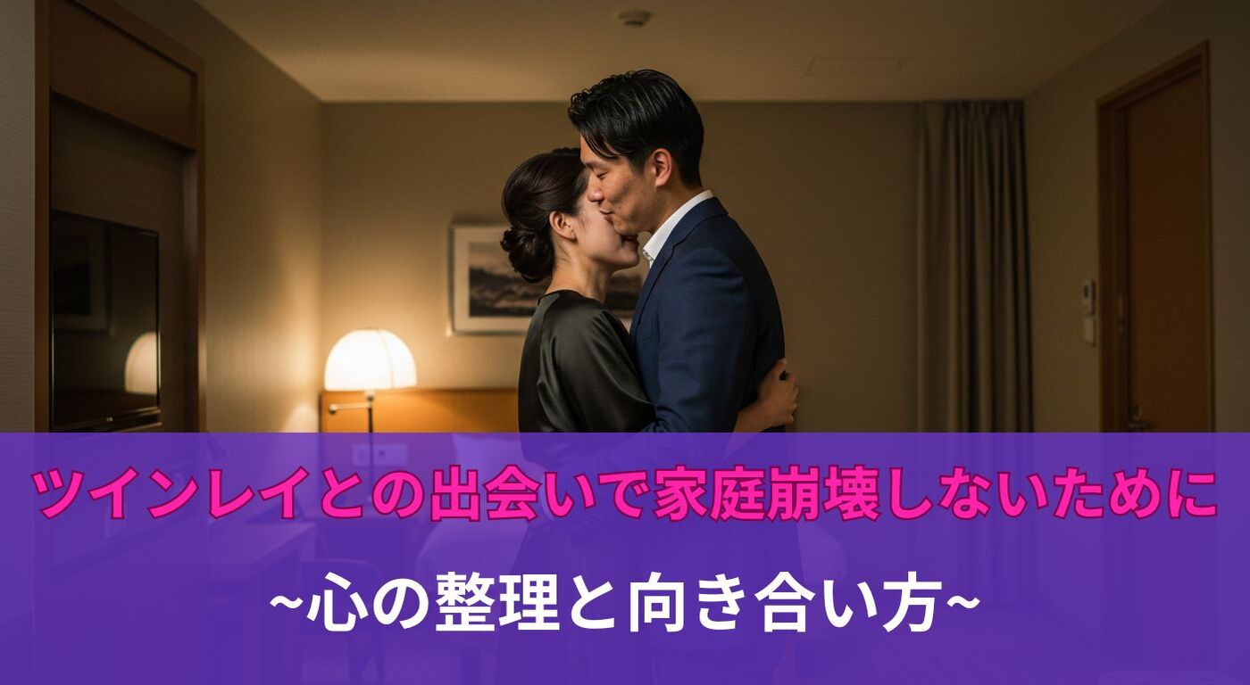 ツインレイとの出会いで家庭崩壊しないために｜心の整理と向き合い方