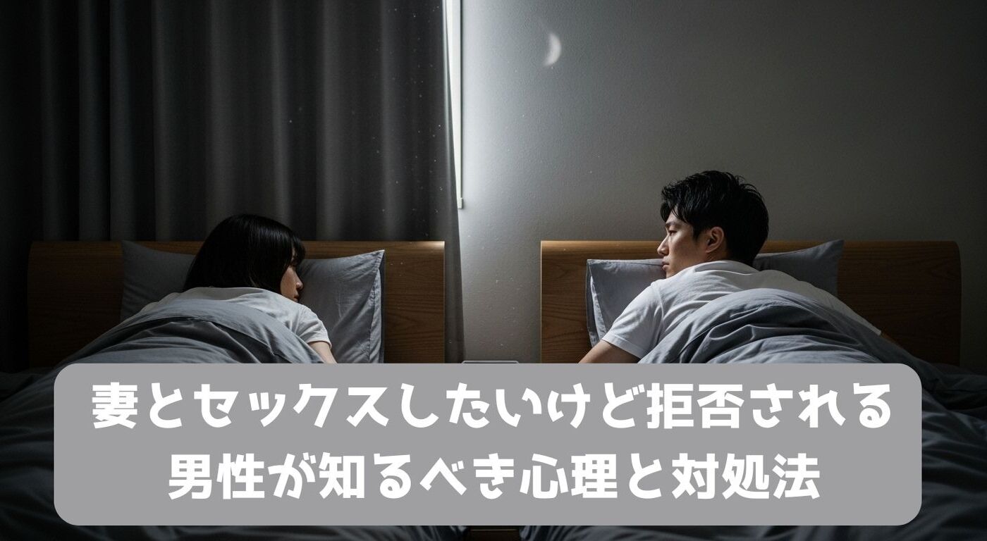 妻とセックスしたいけど拒否される｜男性が知るべき心理と対処法