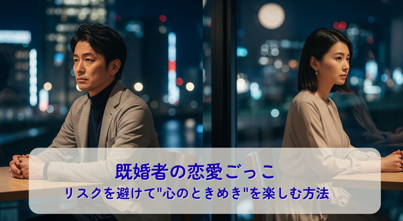 既婚者の恋愛ごっこ｜リスクを避けて”心のときめき”を楽しむ方法