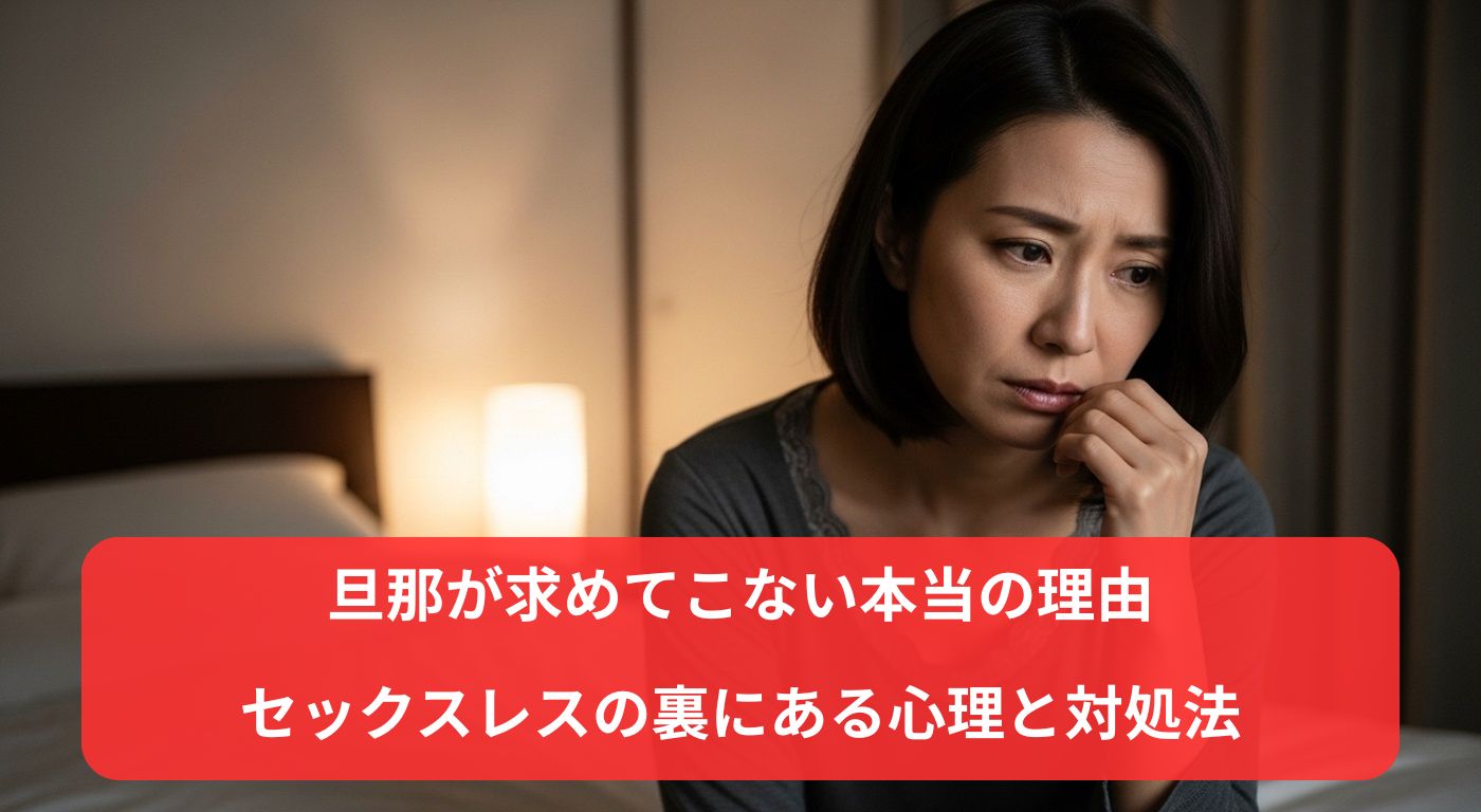旦那が求めてこない本当の理由｜セックスレスの裏にある心理と対処法