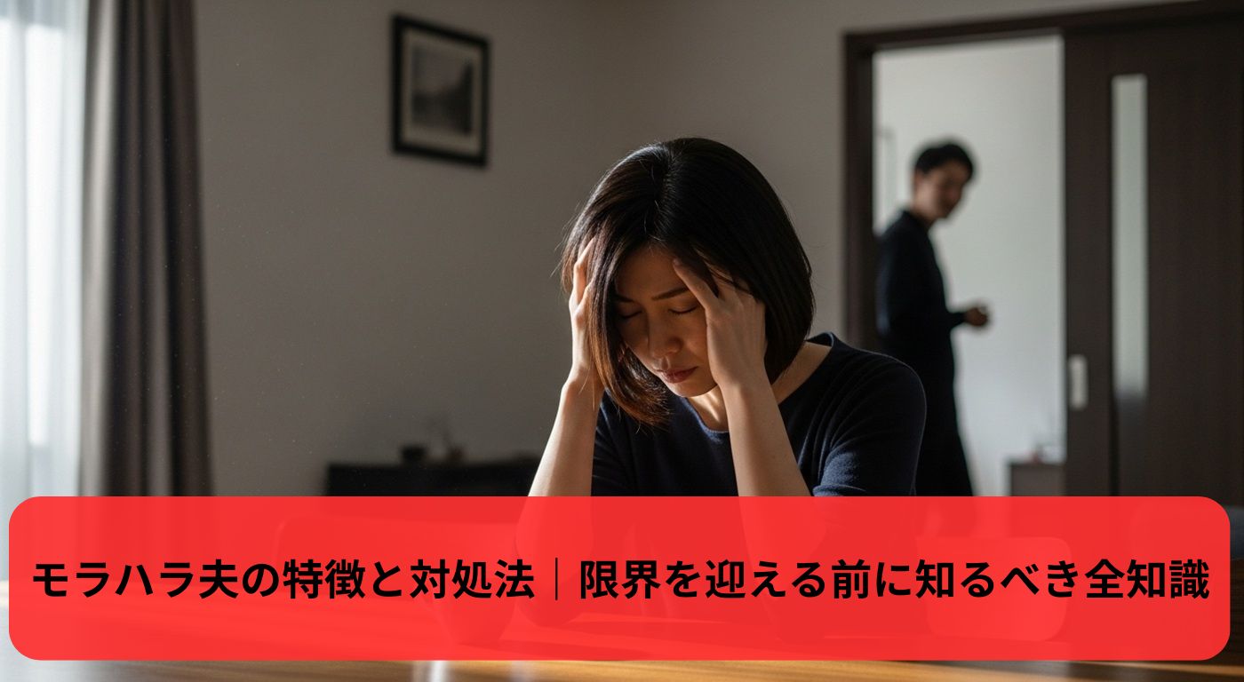 モラハラ夫の特徴と対処法｜限界を迎える前に知るべき全知識