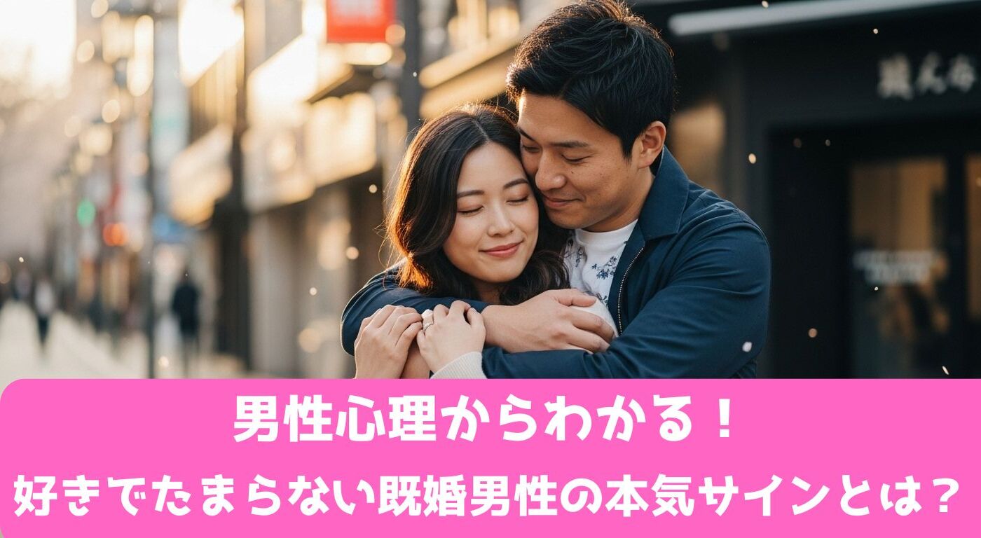 男性心理からわかる！好きでたまらない既婚男性の本気サインとは？