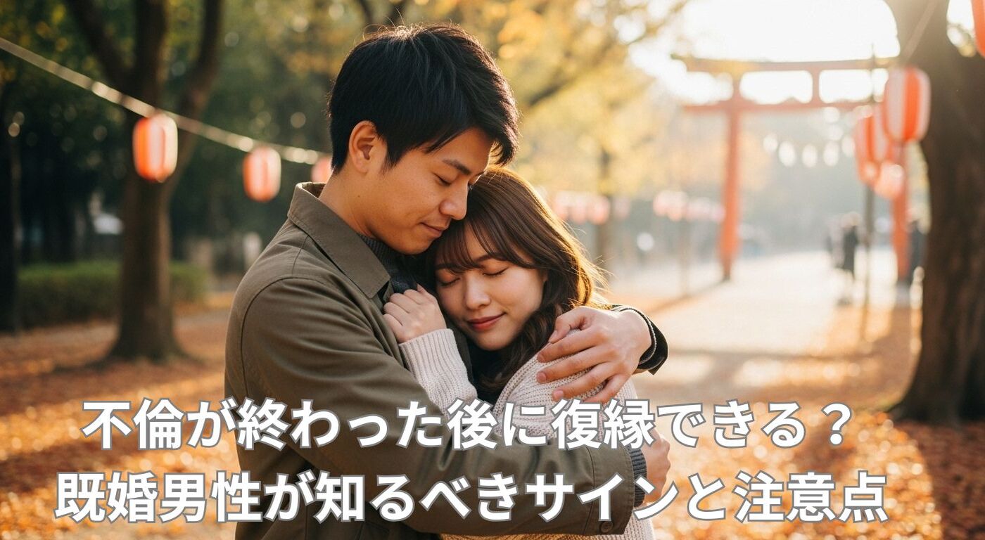 不倫が終わった後に復縁できる？既婚男性が知るべきサインと注意点