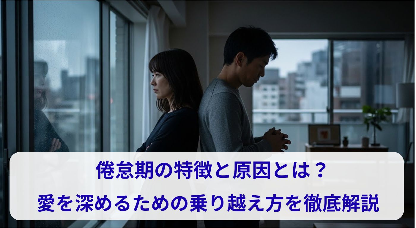 倦怠期の特徴と原因とは？愛を深めるための乗り越え方を徹底解説