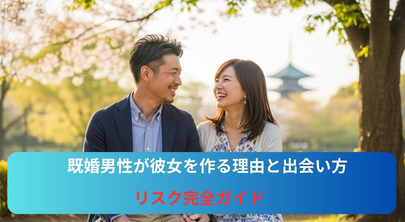 既婚男性が彼女を作る理由と出会い方・リスク完全ガイド