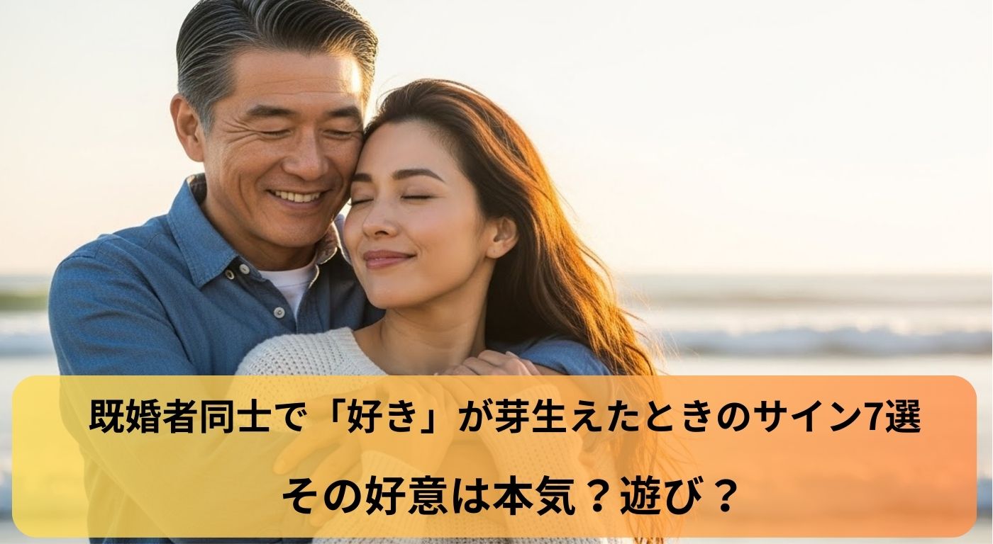 既婚者同士で「好き」が芽生えたときのサイン7選｜その好意は本気？遊び？
