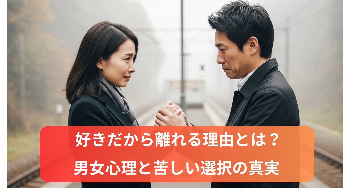 好きだから離れる理由とは？男女心理と苦しい選択の真実