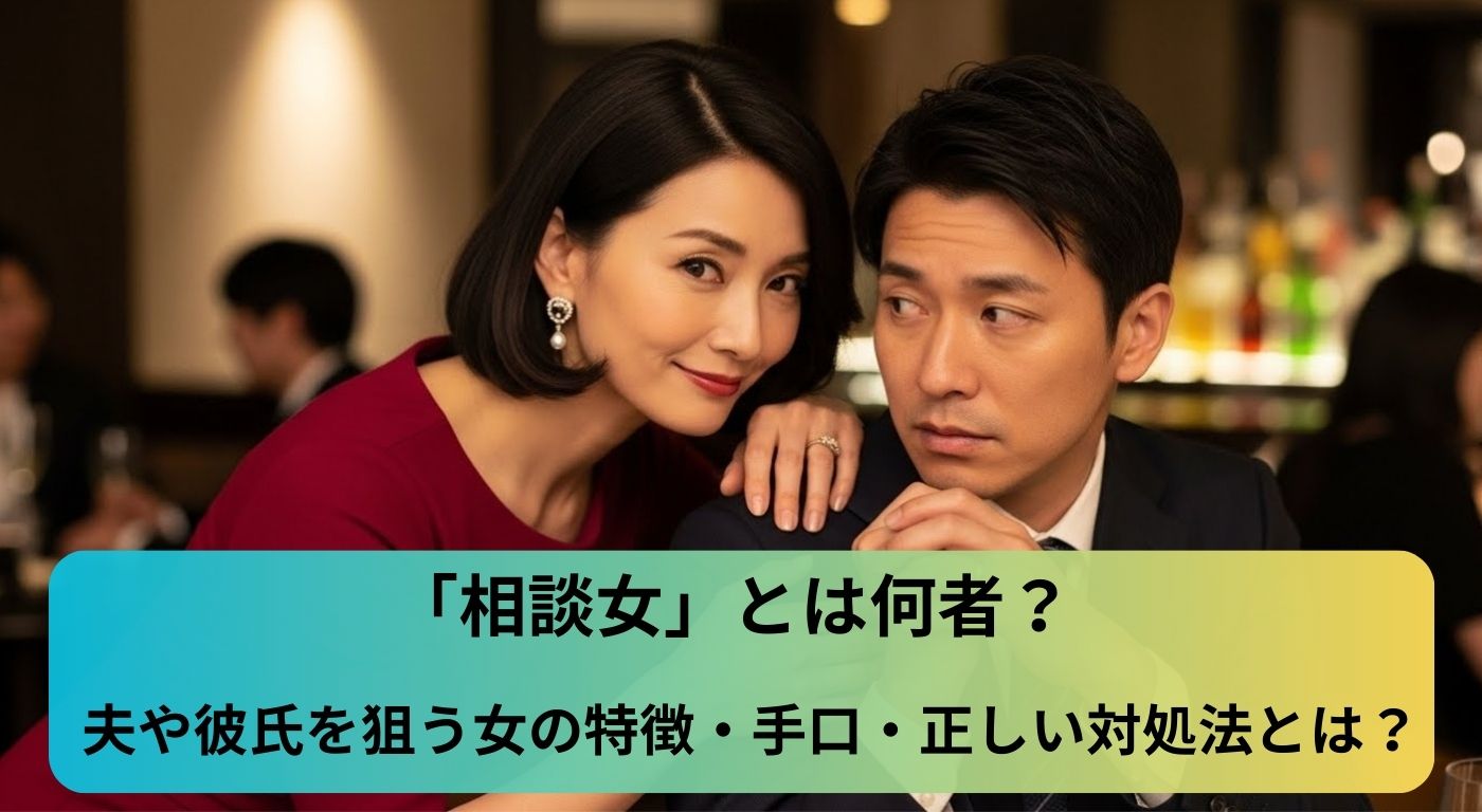 「相談女」とは何者？夫や彼氏を狙う女の特徴・手口・正しい対処法とは？