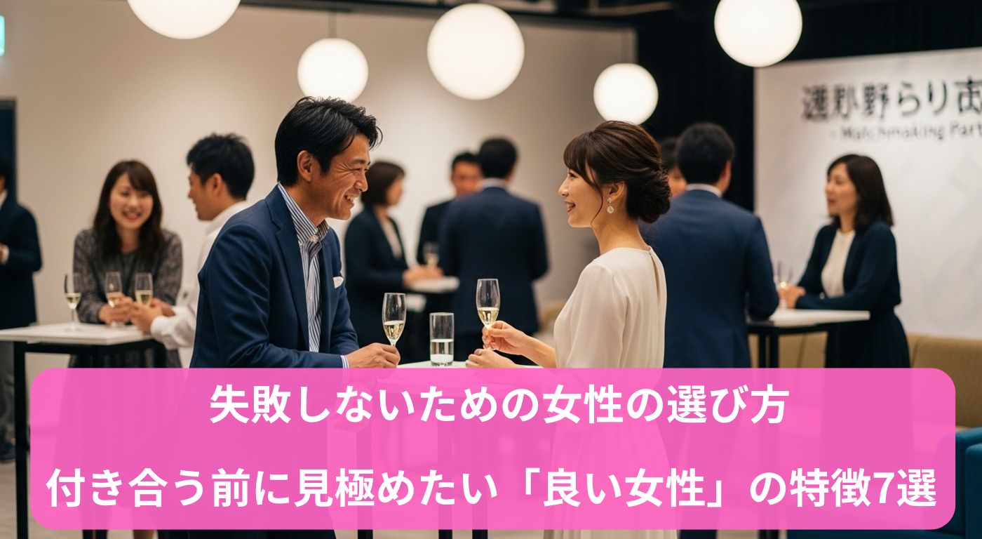 失敗しないための女性の選び方｜付き合う前に見極めたい「良い女性」の特徴7選