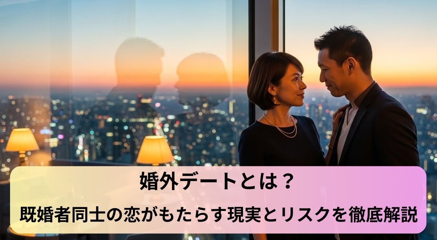 婚外デートとは？既婚者同士の恋がもたらす現実とリスクを徹底解説