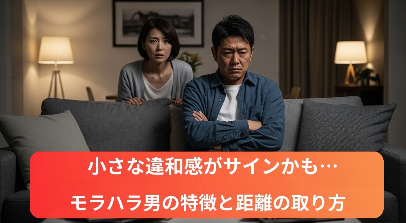 小さな違和感がサインかも…モラハラ男の特徴と距離の取り方