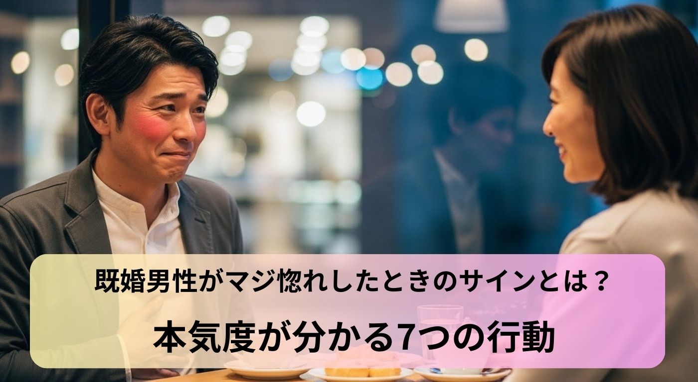 既婚男性がマジ惚れしたときのサインとは？本気度が分かる7つの行動
