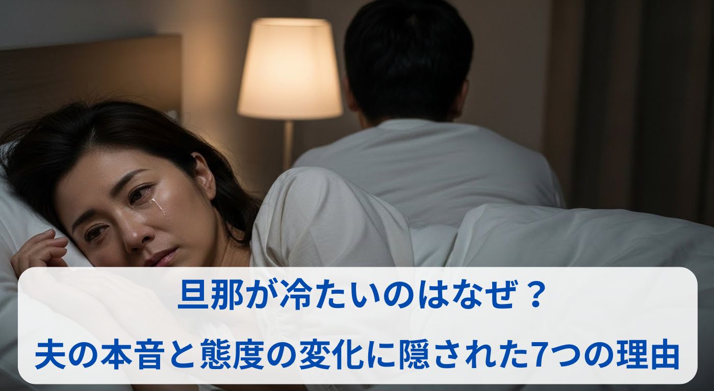 旦那が冷たいのはなぜ？夫の本音と態度の変化に隠された7つの理由