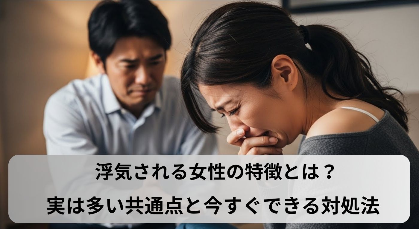 浮気される女性の特徴とは？実は多い共通点と今すぐできる対処法