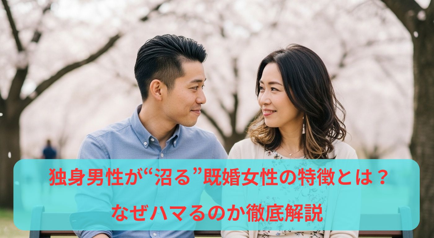 独身男性が“沼る”既婚女性の特徴とは？なぜハマるのか徹底解説
