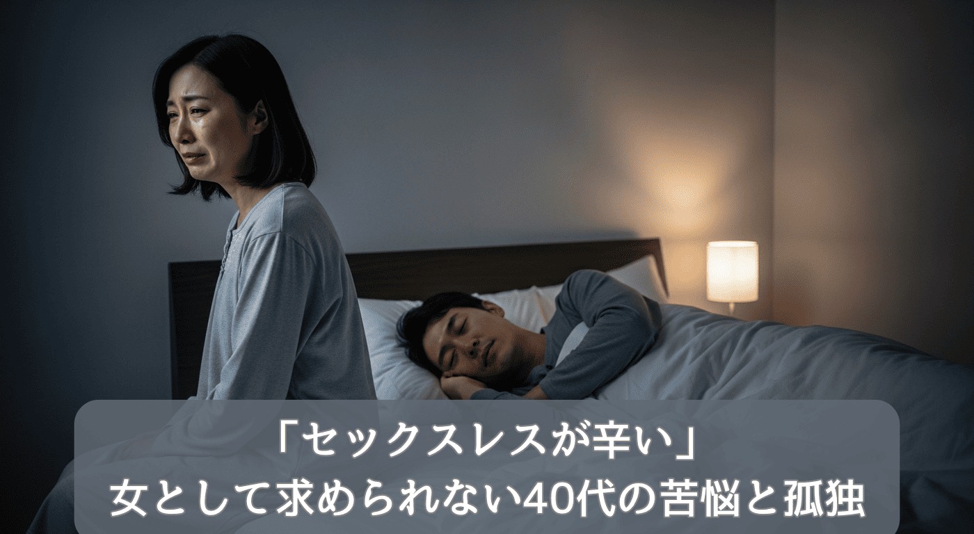 「セックスレスが辛い」女として求められない40代の苦悩と孤独