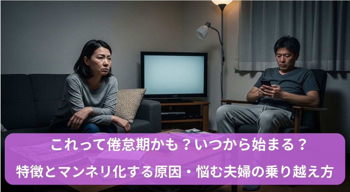 これって倦怠期かも？いつから始まる？特徴とマンネリ化する原因・悩む夫婦の乗り越え方