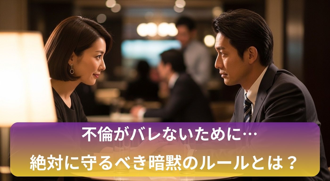 不倫がバレないために…絶対に守るべき暗黙のルールとは？