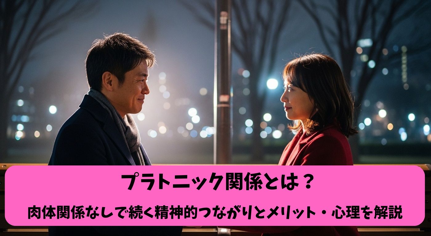 プラトニック関係とは？肉体関係なしで続く精神的つながりとメリット・心理を解説