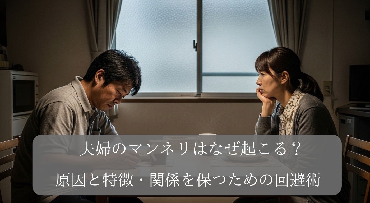 夫婦のマンネリはなぜ起こる？原因と特徴・関係を保つための回避術