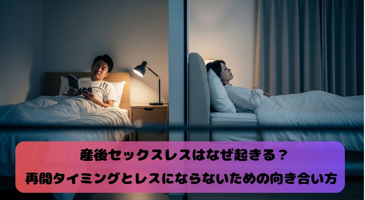 産後セックスレスはなぜ起きる？再開タイミングとレスにならないための向き合い方