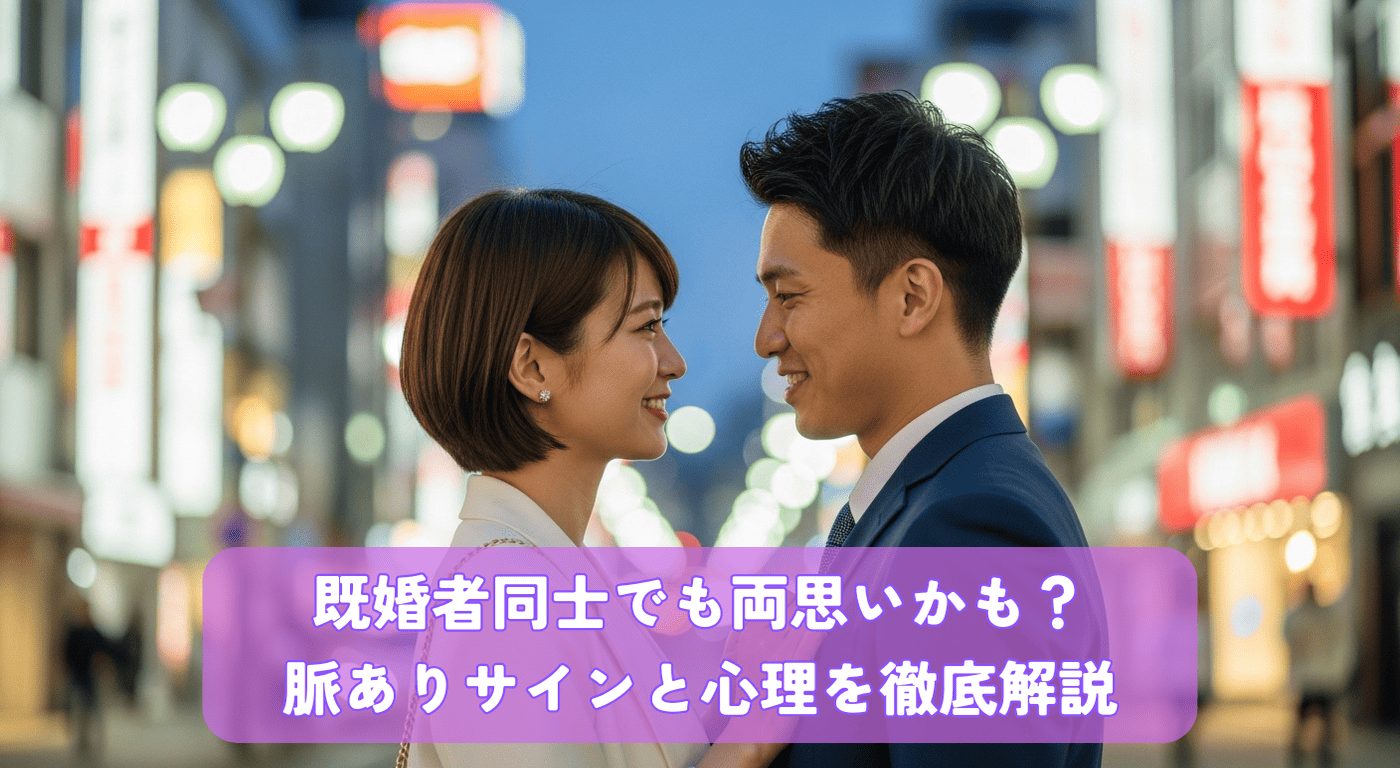 既婚者同士でも両思いかも？脈ありサインと心理を徹底解説