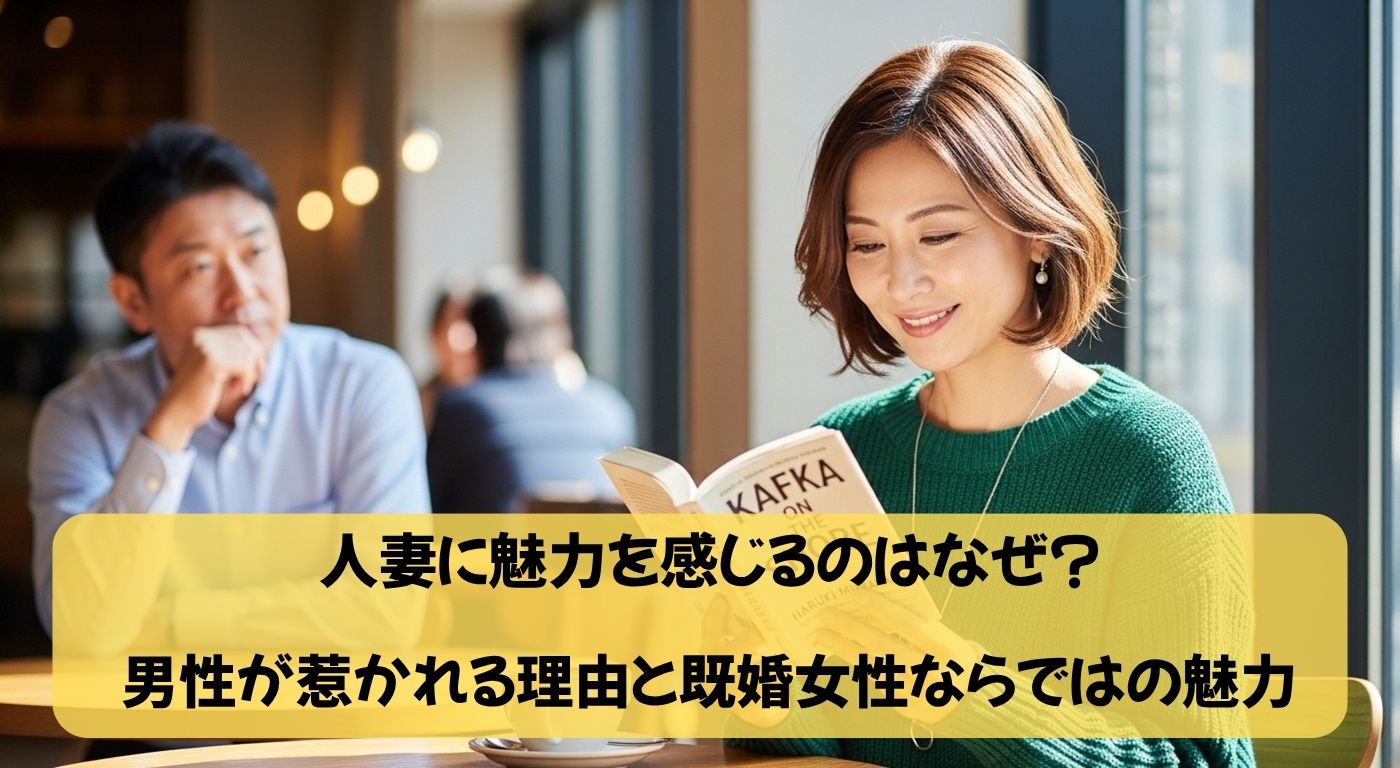 人妻に魅力を感じるのはなぜ？男性が惹かれる理由と既婚女性ならではの魅力