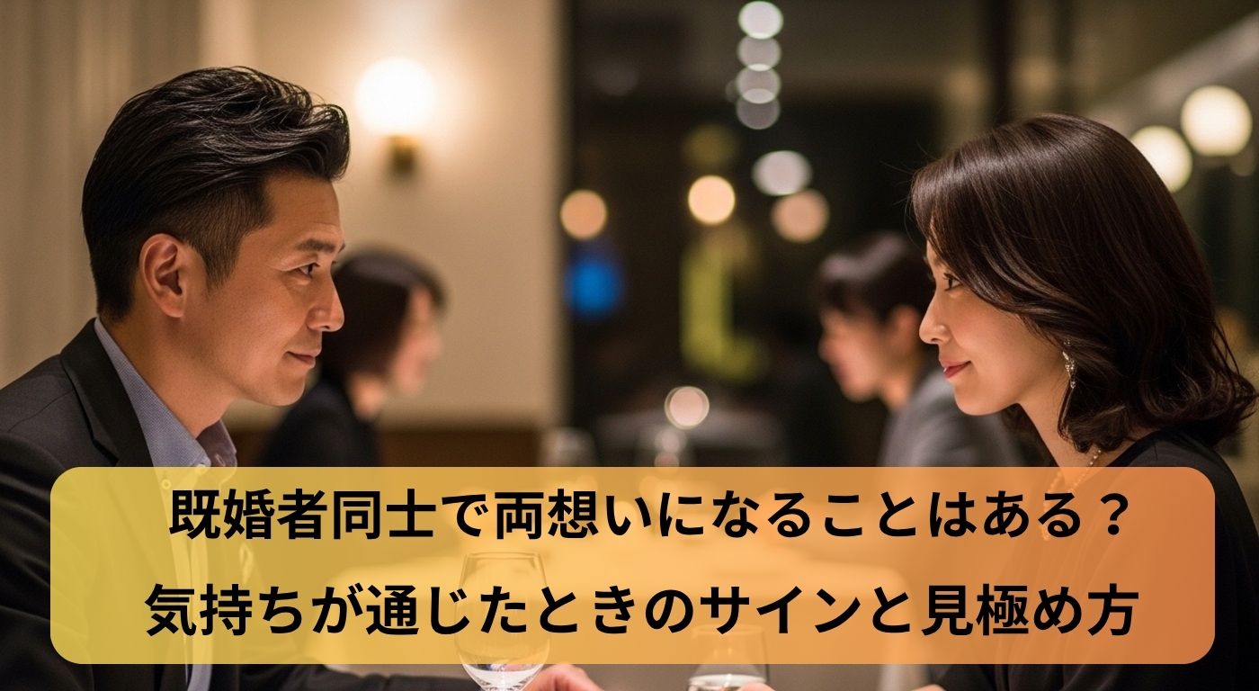 既婚者同士で両想いになることはある？気持ちが通じたときのサインと見極め方
