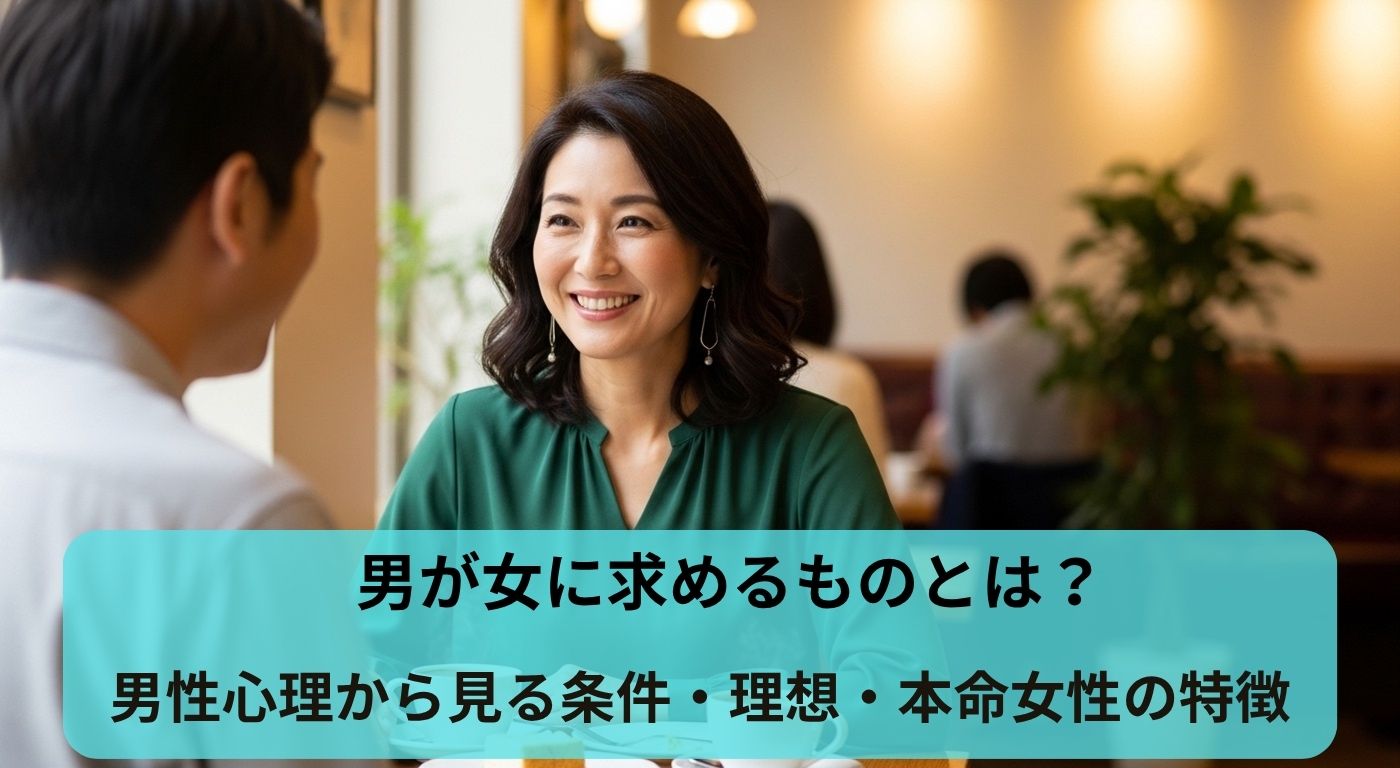男が女に求めるものとは？男性心理から見る条件・理想・本命女性の特徴
