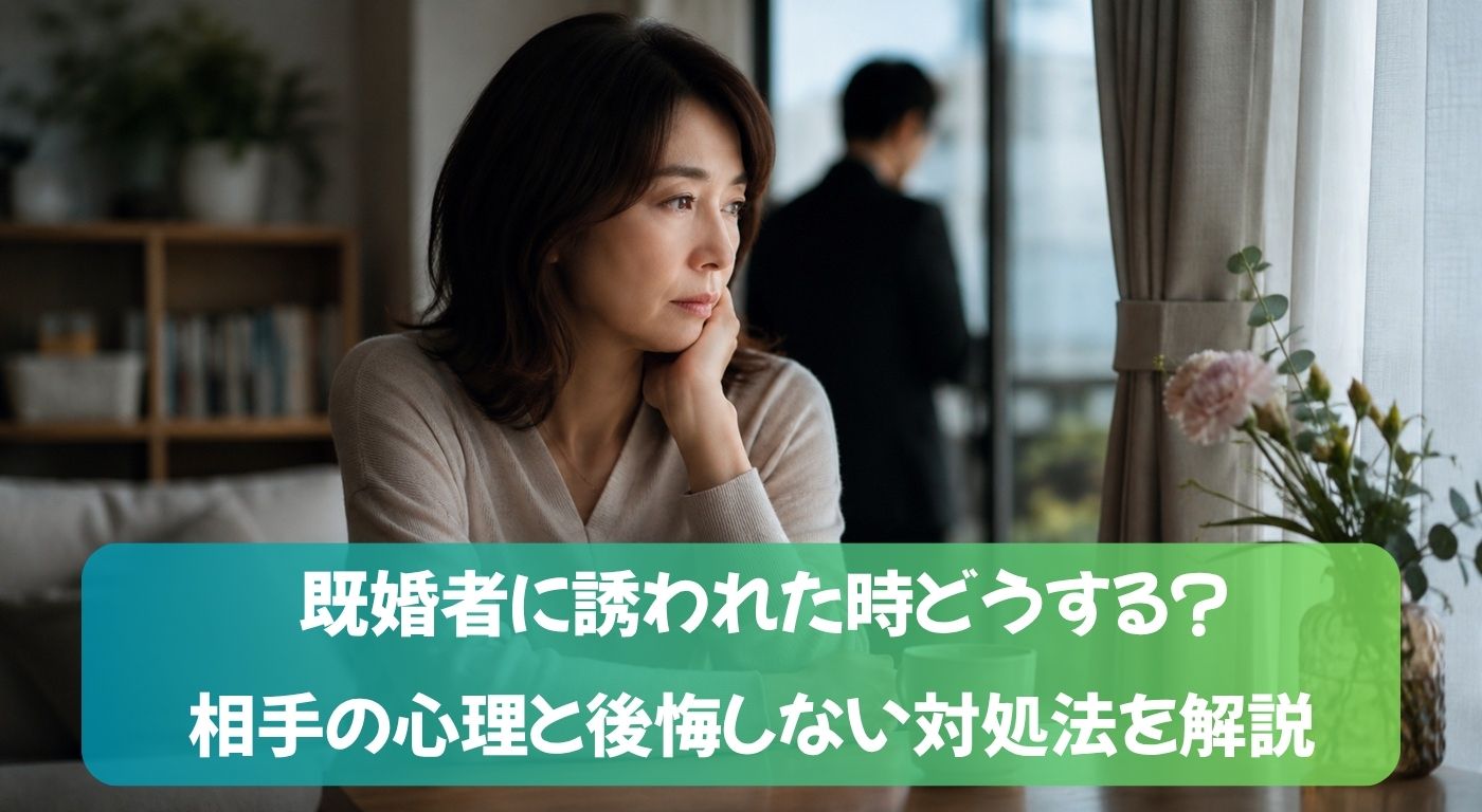 既婚者に誘われた時どうする？相手の心理と後悔しない対処法を解説