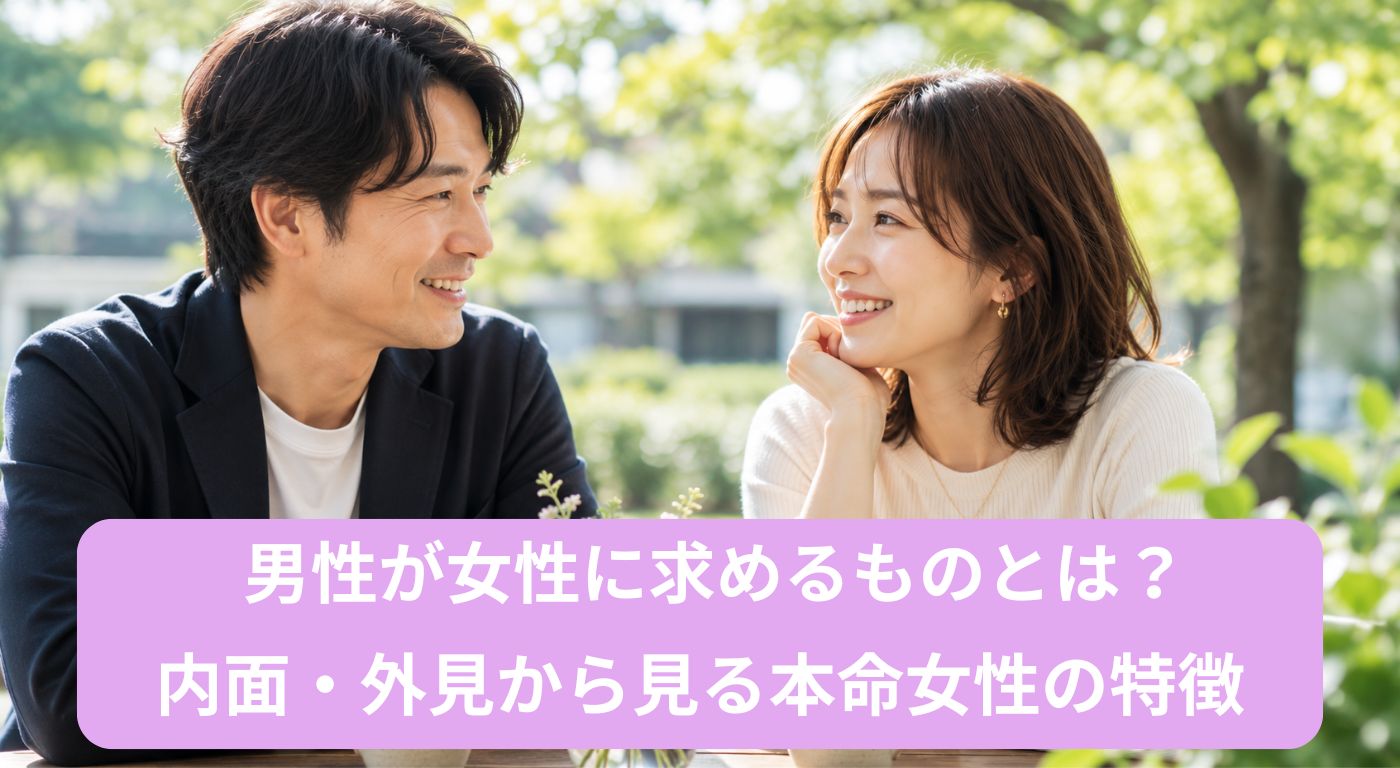 男性が女性に求めるものとは？内面・外見から見る本命女性の特徴